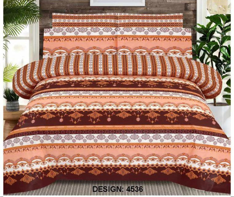 Premium Quality Cotton Comforter Set 6 Pcs (100% Color & Fabric Guaranteed)