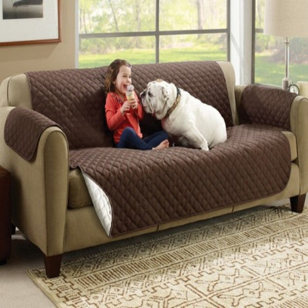 Reversible Couch Cover for 3 Cushion Couch Sofa Cover